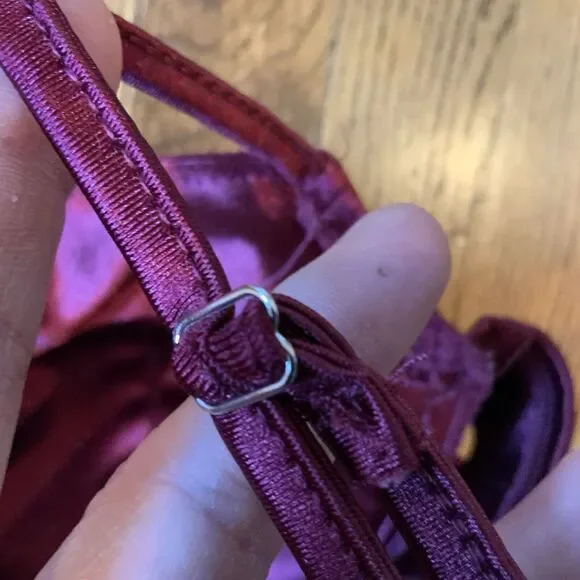 Haute Monde Structured Bodysuit Sz L Cut Out Burgundy Whimsigoth Punk Sexy EUC - Picture 7 of 11